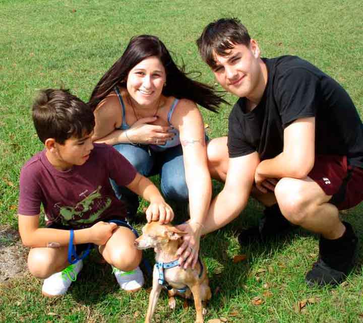 Alex dog reunites family after six years