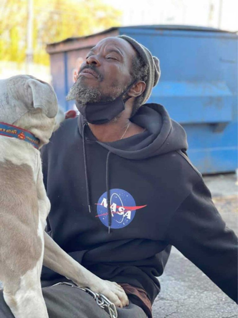 homeless man rescues 16 shelter animals