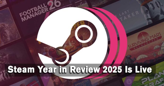 Steam Year in Review 2025 Is Live