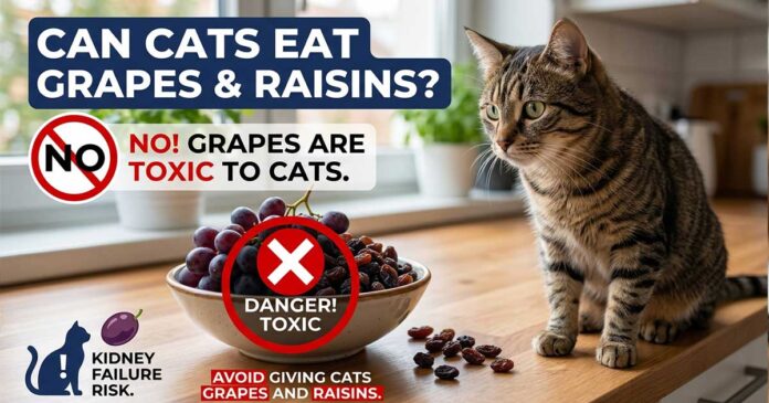 Can Cats Eat Grapes Raisins