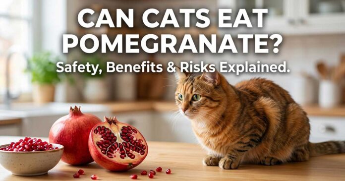 Can Cats Eat Pomegranate