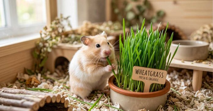 Can Hamsters Eat Wheatgrass