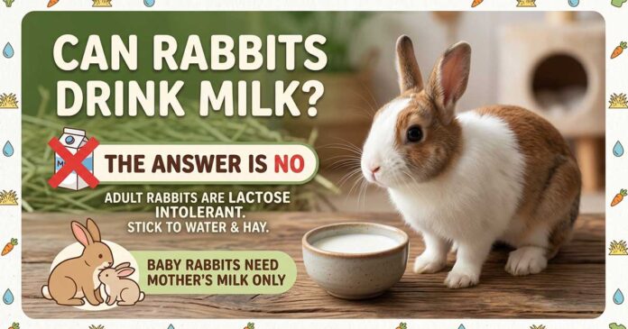 Can Rabbits Drink Milk