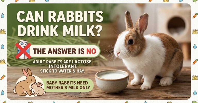 Can Rabbits Drink Milk